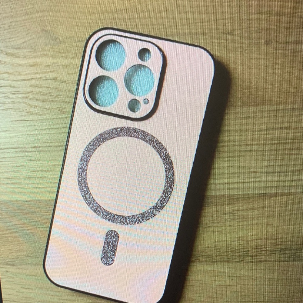Apple Glitter Rose Phone Case